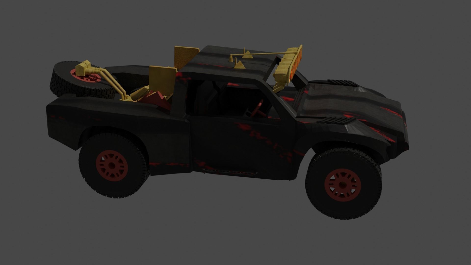 trophy truck Free 3D model_4