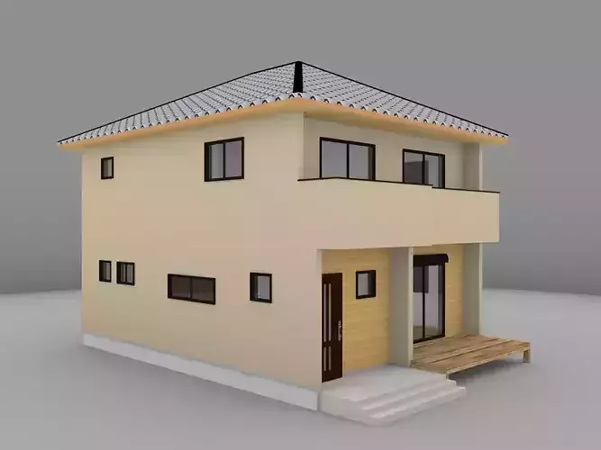 House model for background 53
