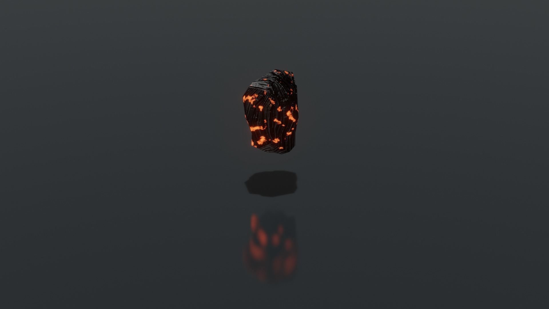Coal Charcoal 3D model_3