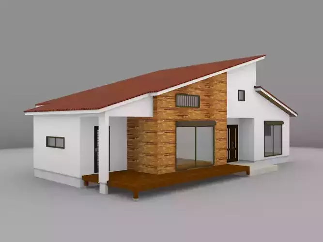 House model for background 55