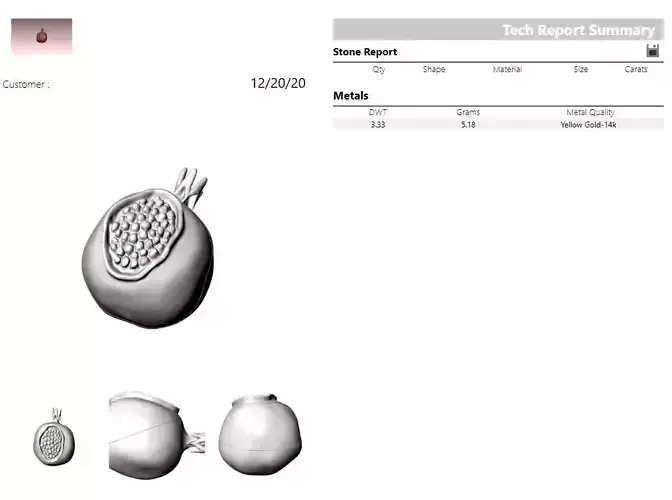 2114 P chocolate fruit