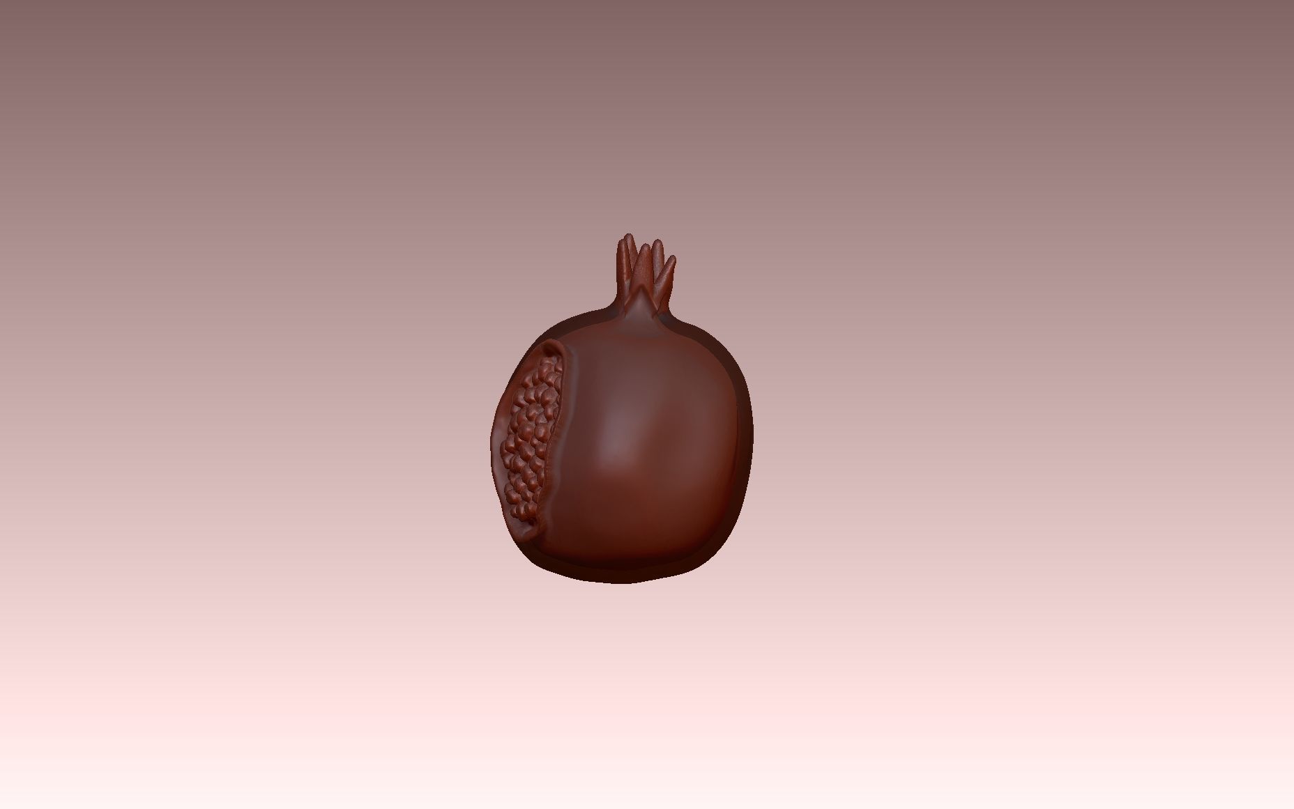 2114 P chocolate fruit 3D model_2