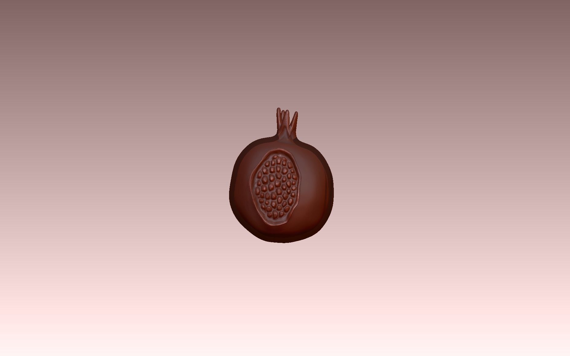 2114 P chocolate fruit 3D model_1