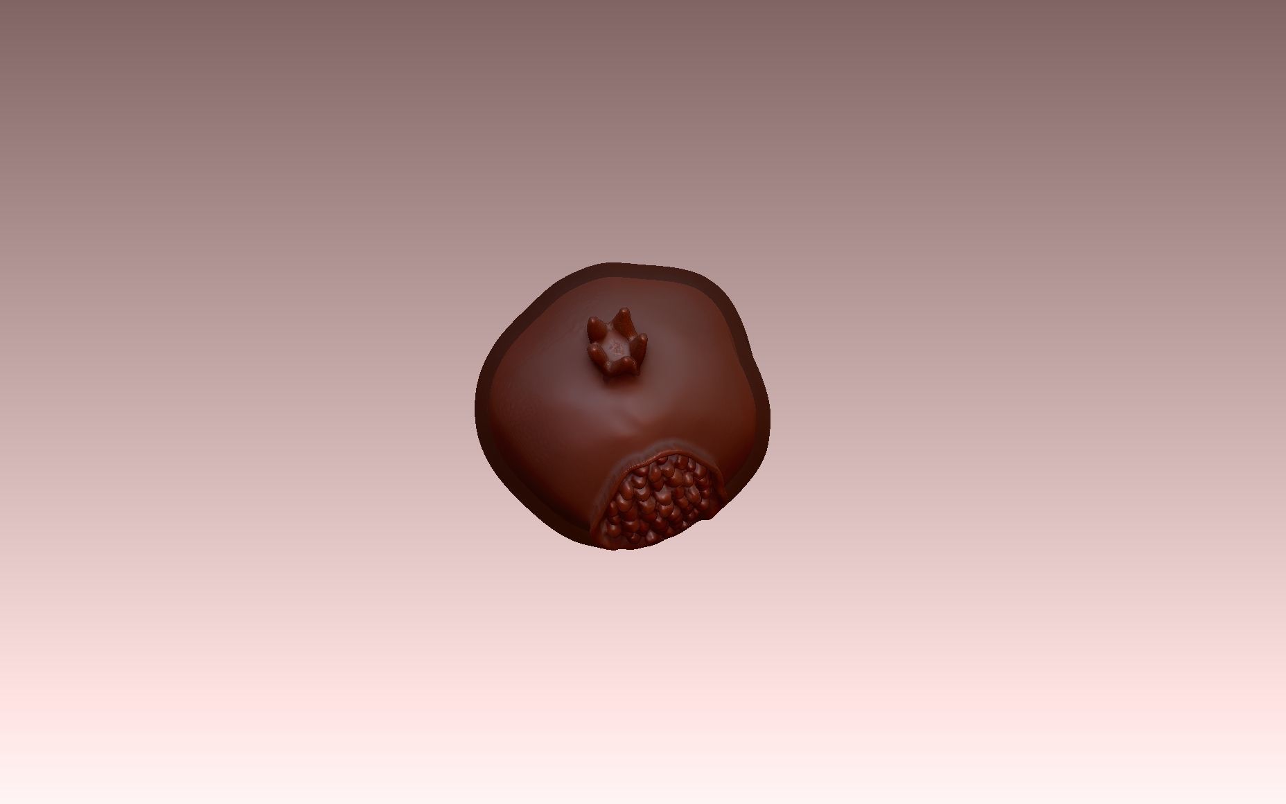 2114 P chocolate fruit 3D model_4