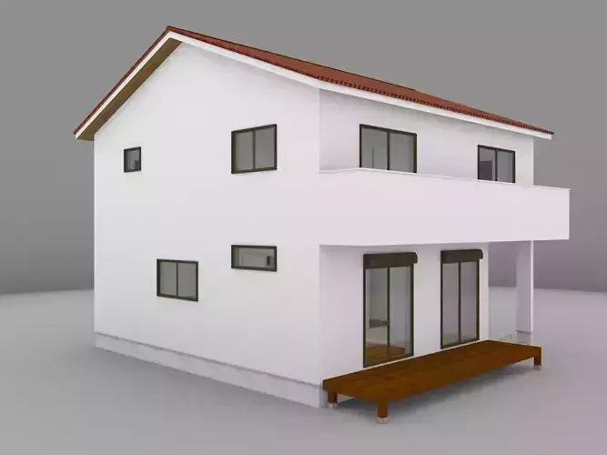 House model for background 56