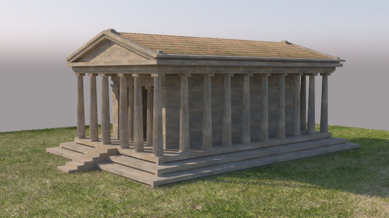 Ancient City Letoon 3D model_1