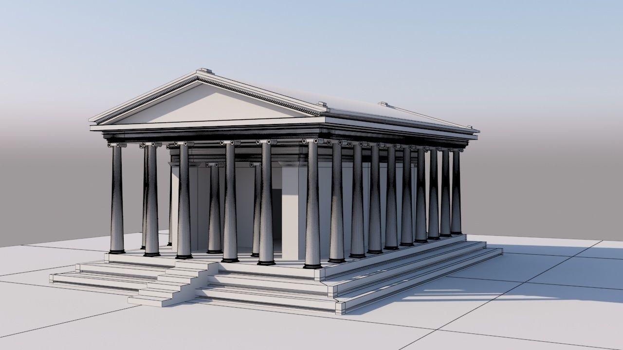 Ancient City Letoon 3D model_6