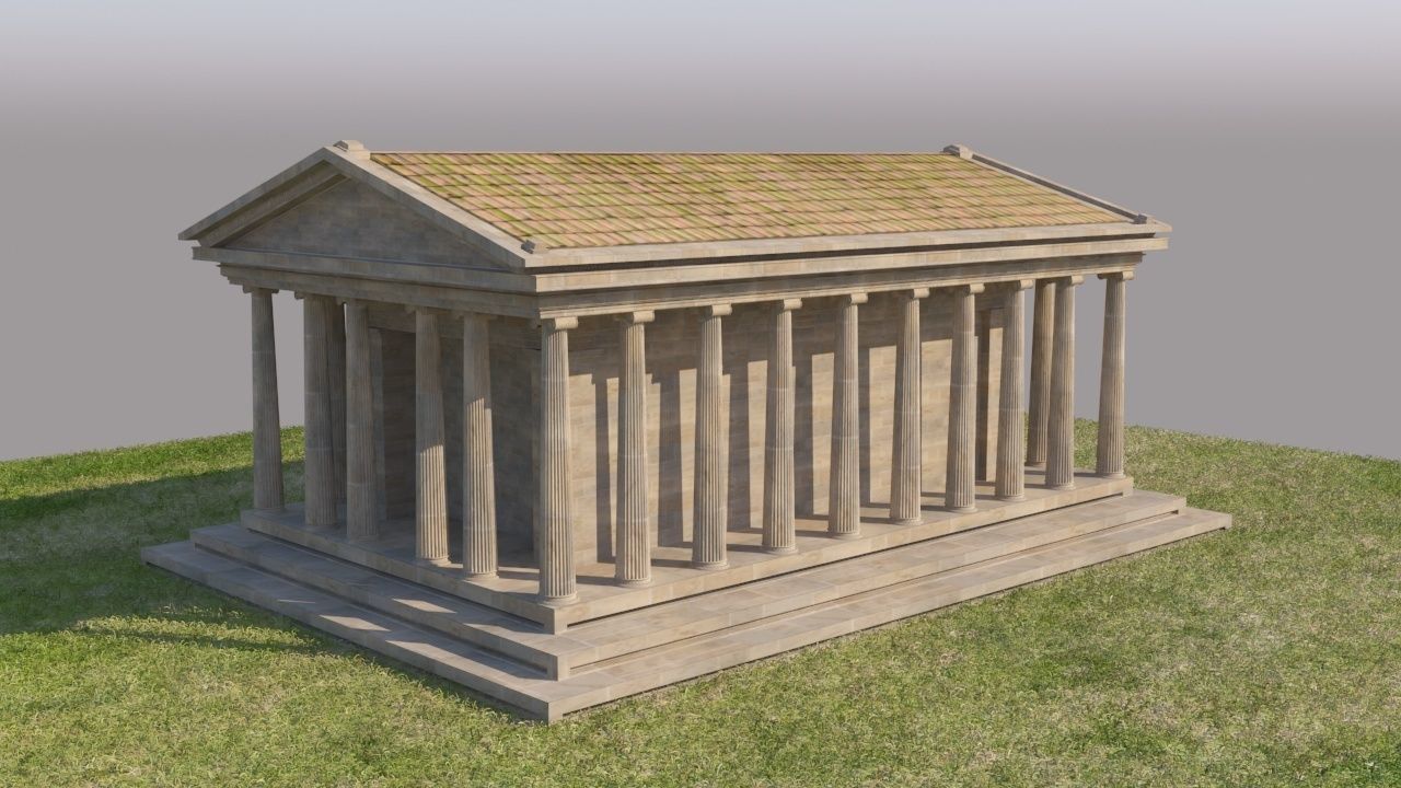 Ancient City Letoon 3D model_3