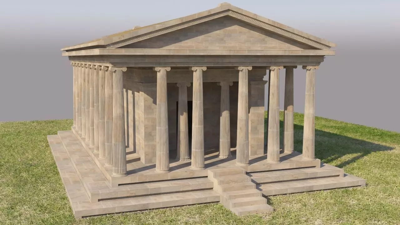 Ancient City Letoon 3D model_0