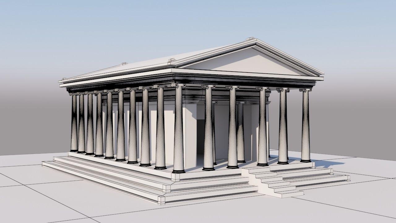 Ancient City Letoon 3D model_5