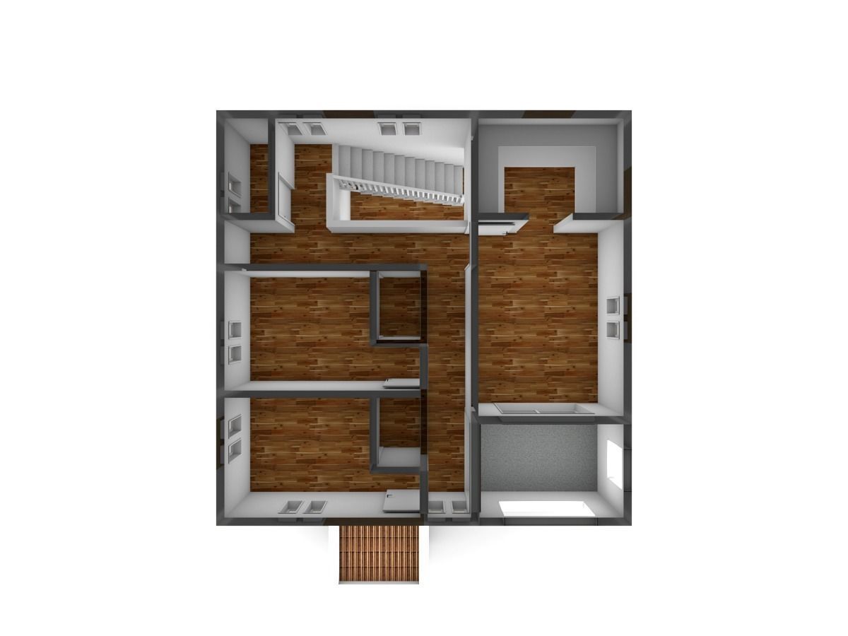 House model for background 60 3D model_10