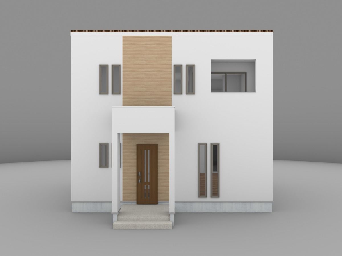 House model for background 60 3D model_2