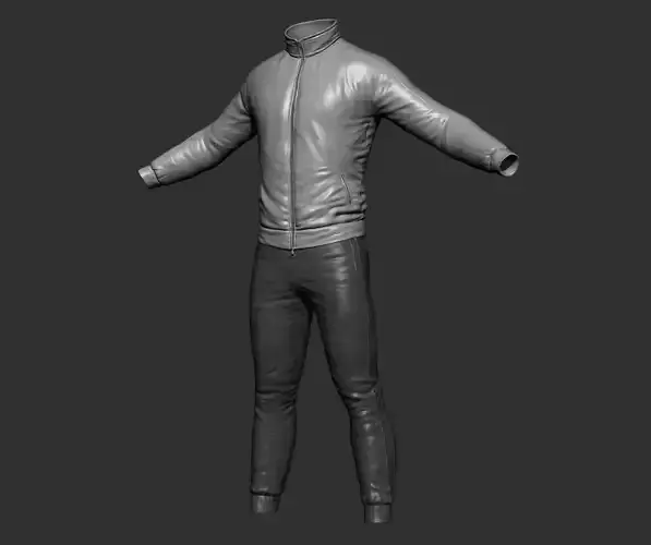 Running suit Free 3D model
