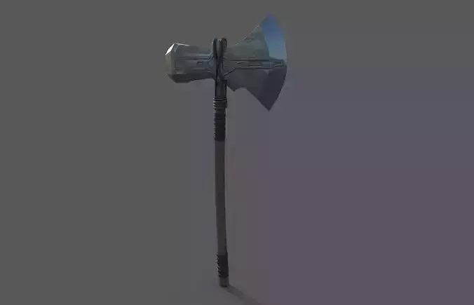 Stormbreaker 3D model viking axe