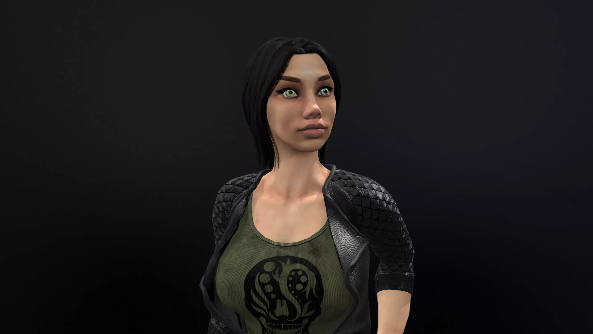 Eve Low Poly person Low-poly 3D model