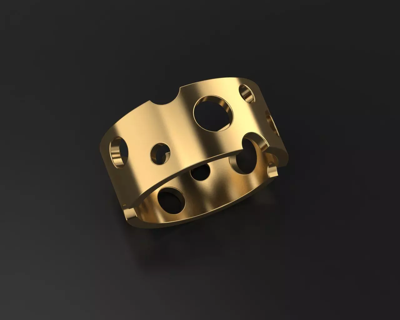 Ring cheese 3D print model