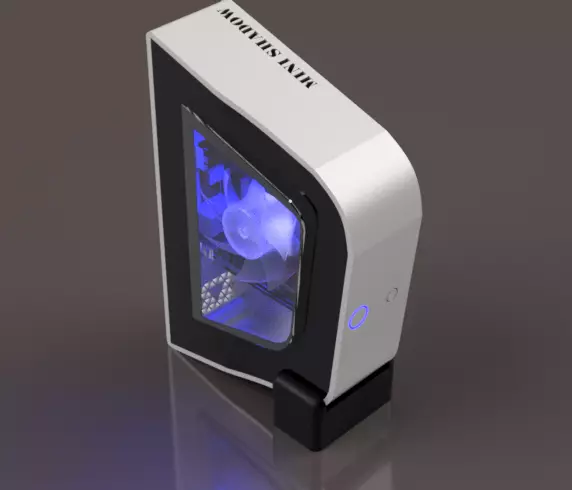 PC CASE ITX MINI SHADOW 3D print model_0