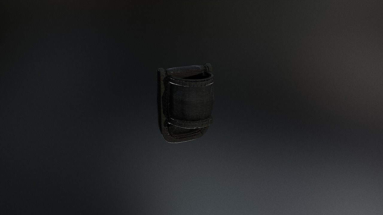 Duty belt Low-poly 3D model_14