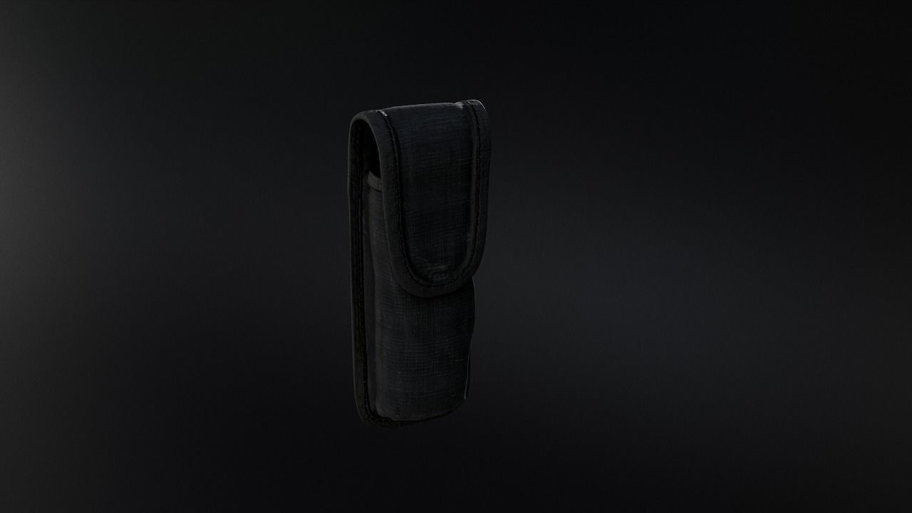 Duty belt Low-poly 3D model_10