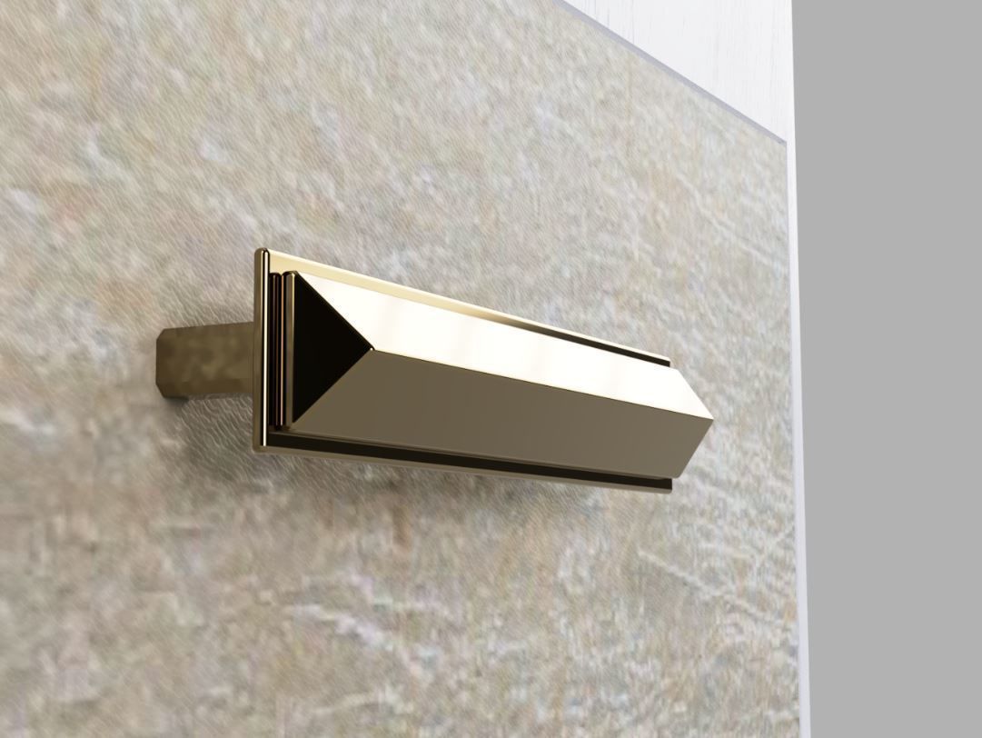 3D Nightstand Bedside Table with 2 drawers 3D model_4