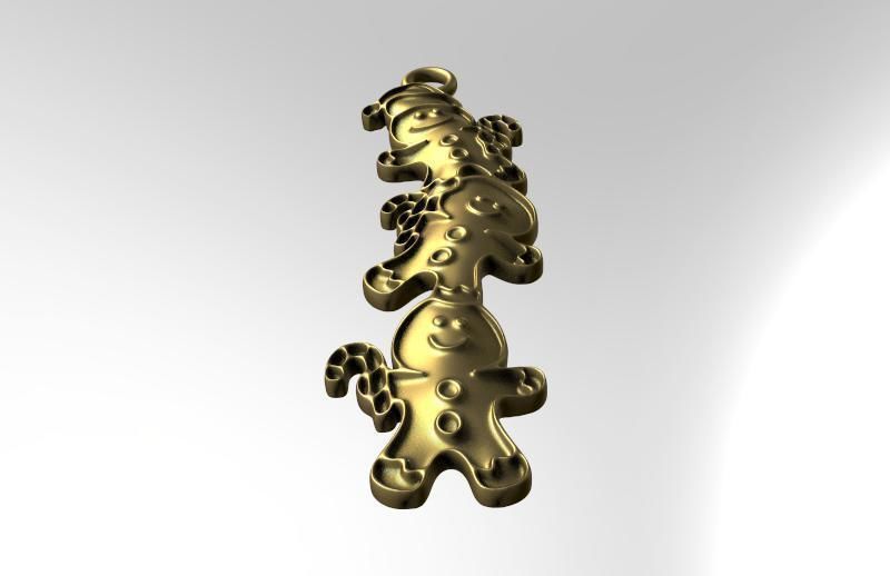 Christmas cookies  3D print model_2