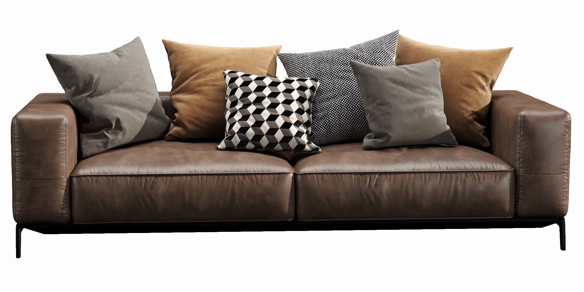 Flexform Ettore 3D model_3