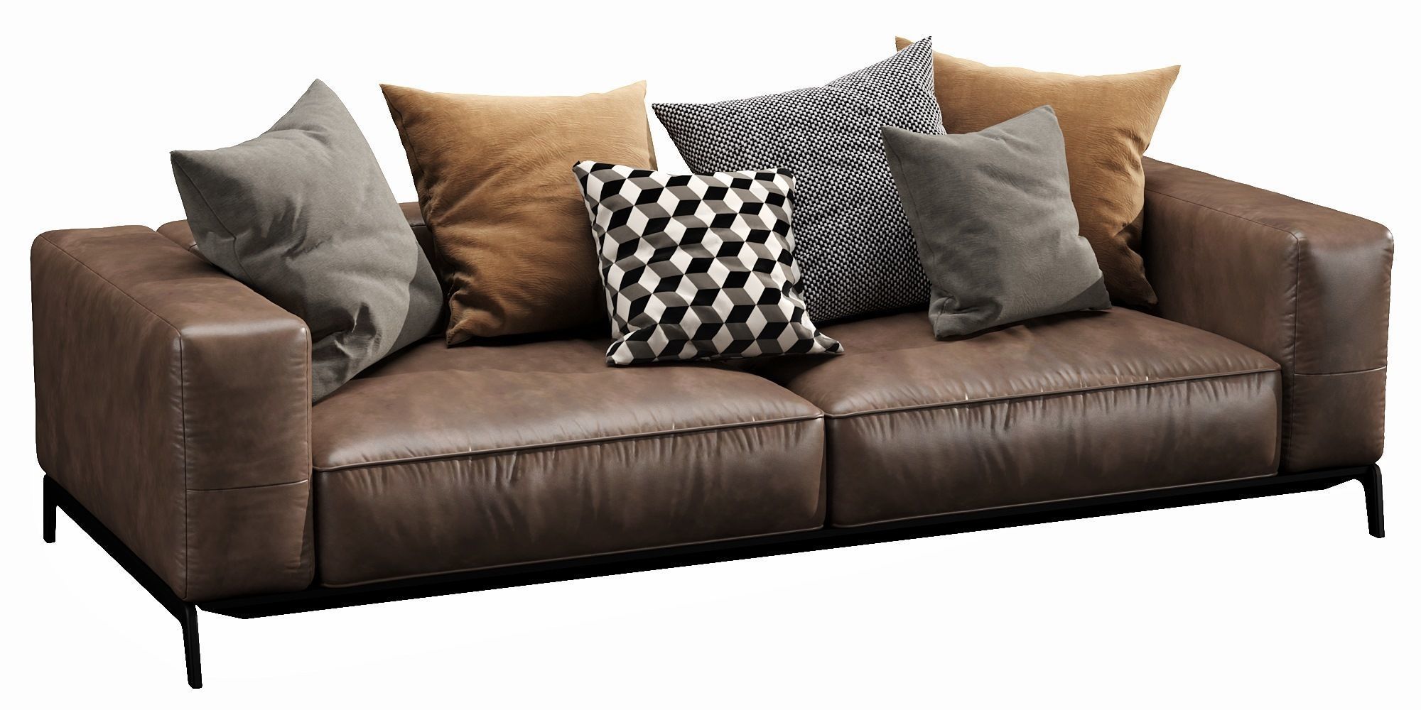 Flexform Ettore 3D model_7