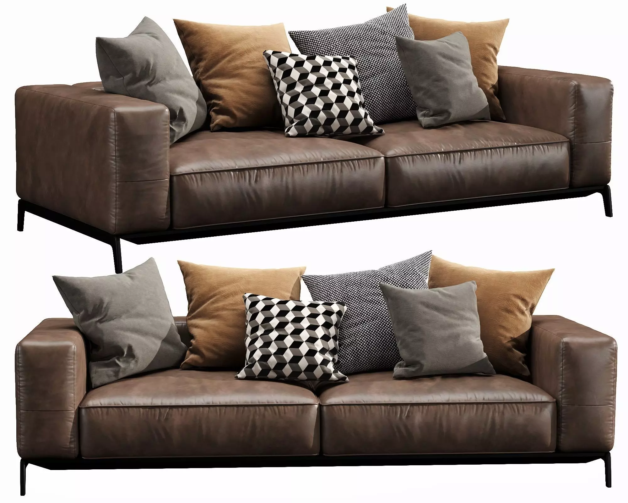 Flexform Ettore 3D model_0