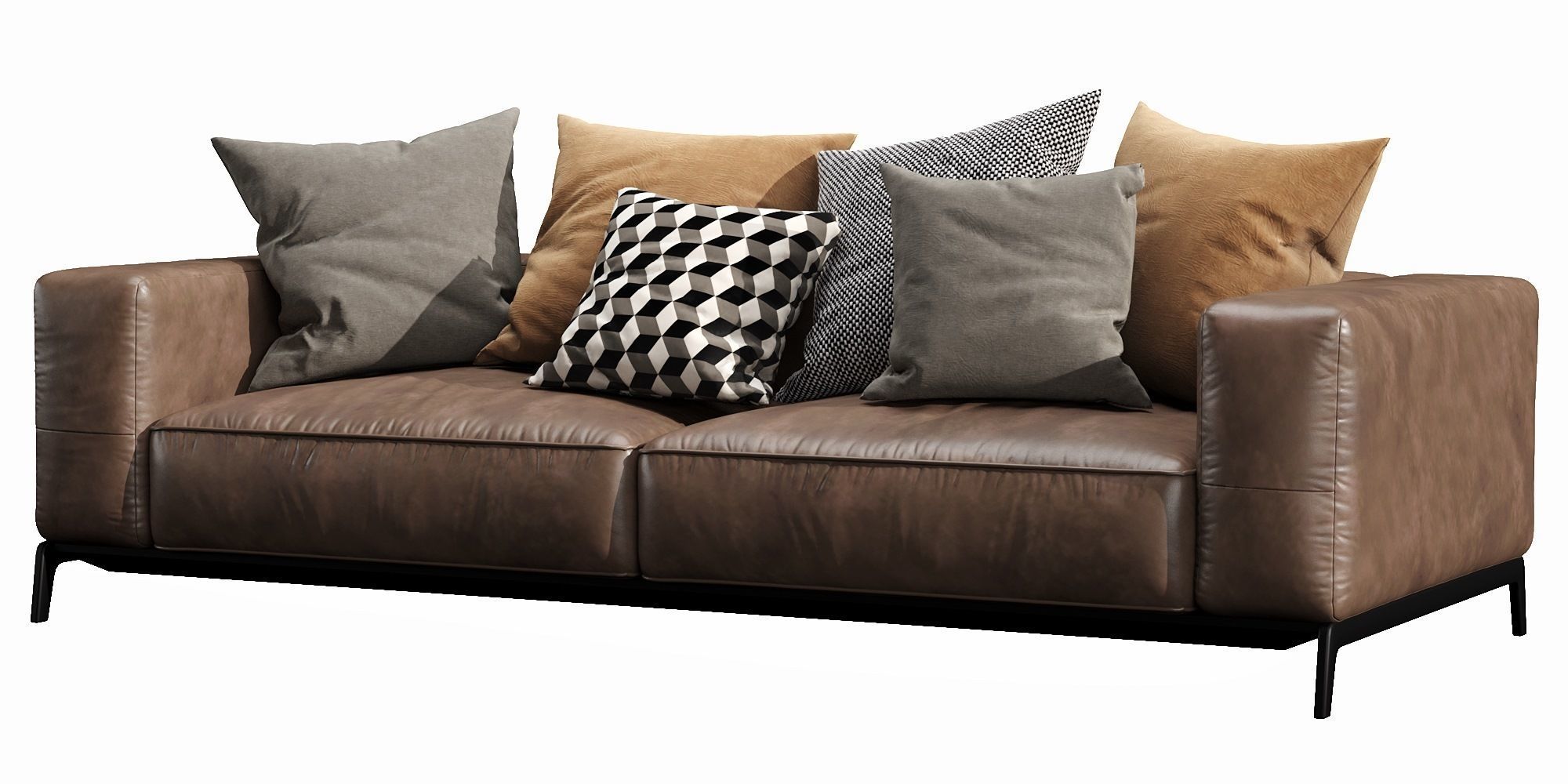 Flexform Ettore 3D model_5