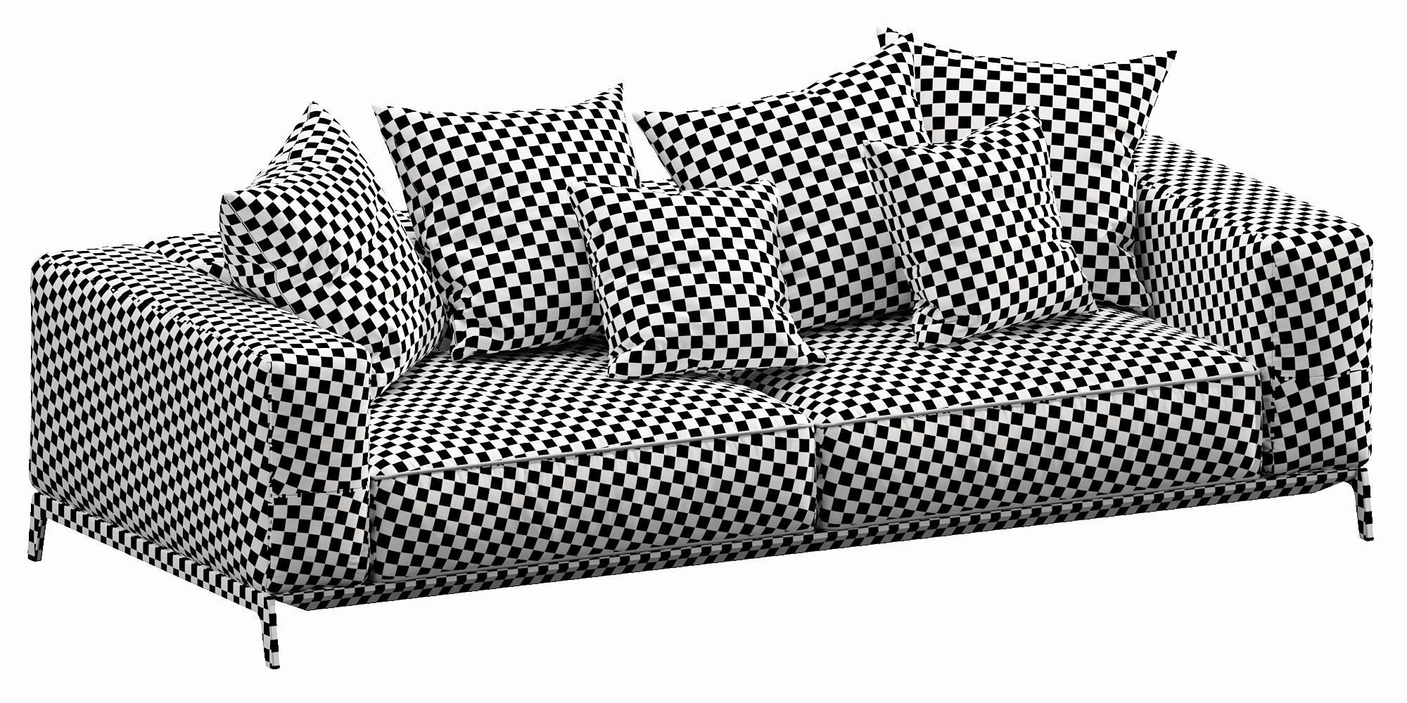 Flexform Ettore 3D model_12