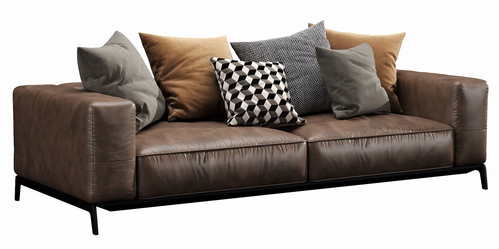 Flexform Ettore 3D model_2