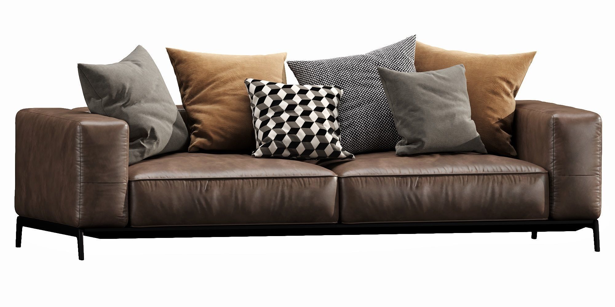 Flexform Ettore 3D model_9