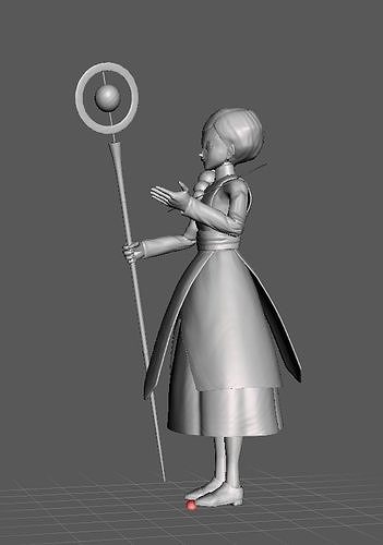 Angel Cus Dragon Ball Super 3D Model 3D print model