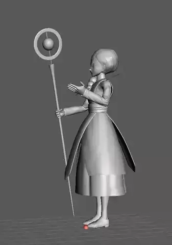 Angel Cus Dragon Ball Super 3D Model