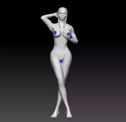 Sexy Smiling Daenerys 3D print model