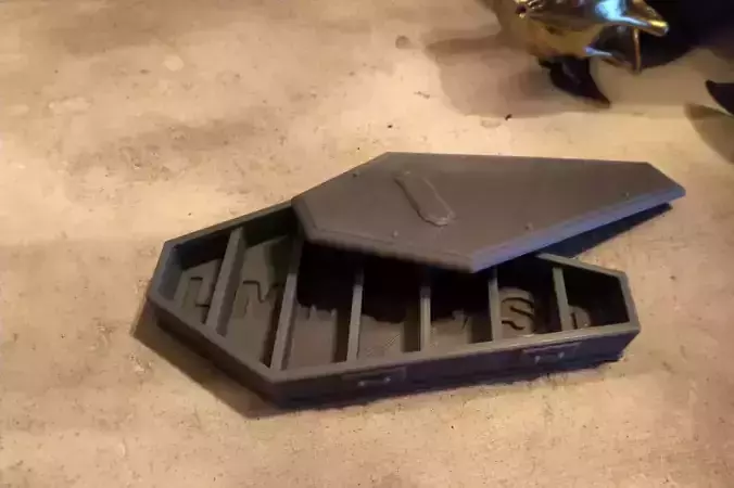 Pilulier cercueil - pillbox coffin