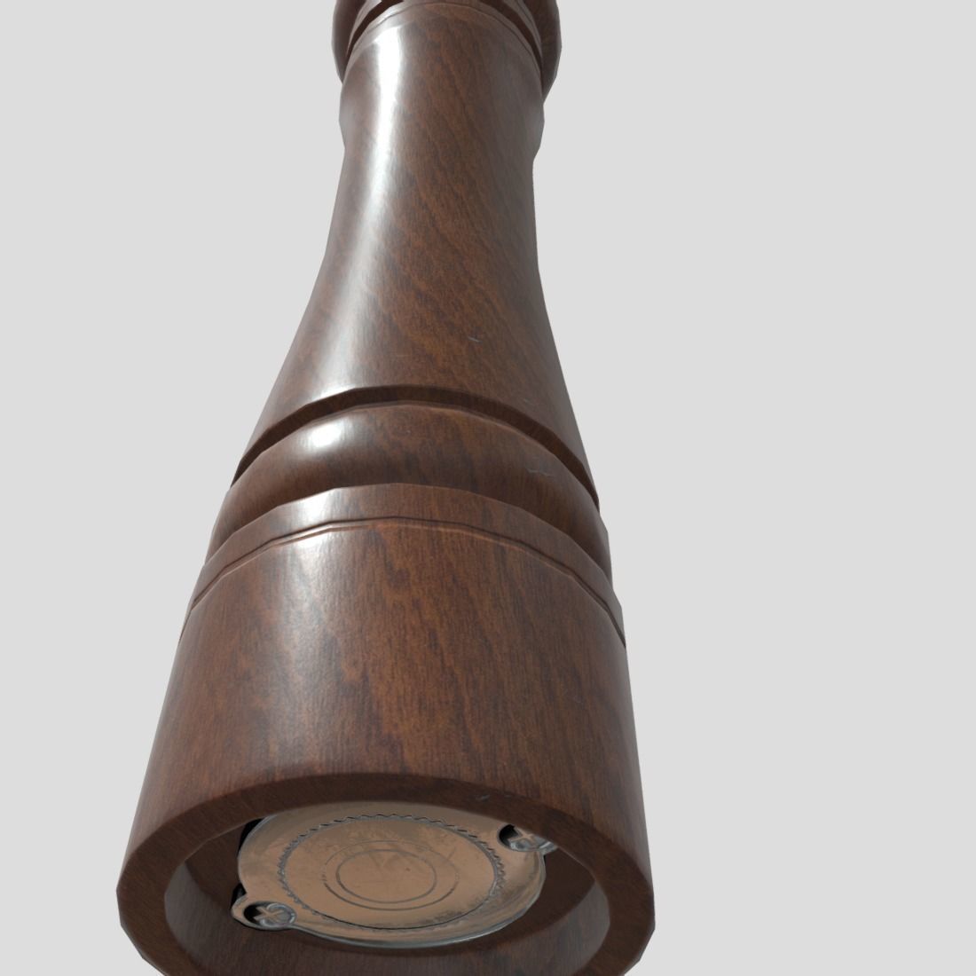 Pepper Mill  Low-poly 3D model_13