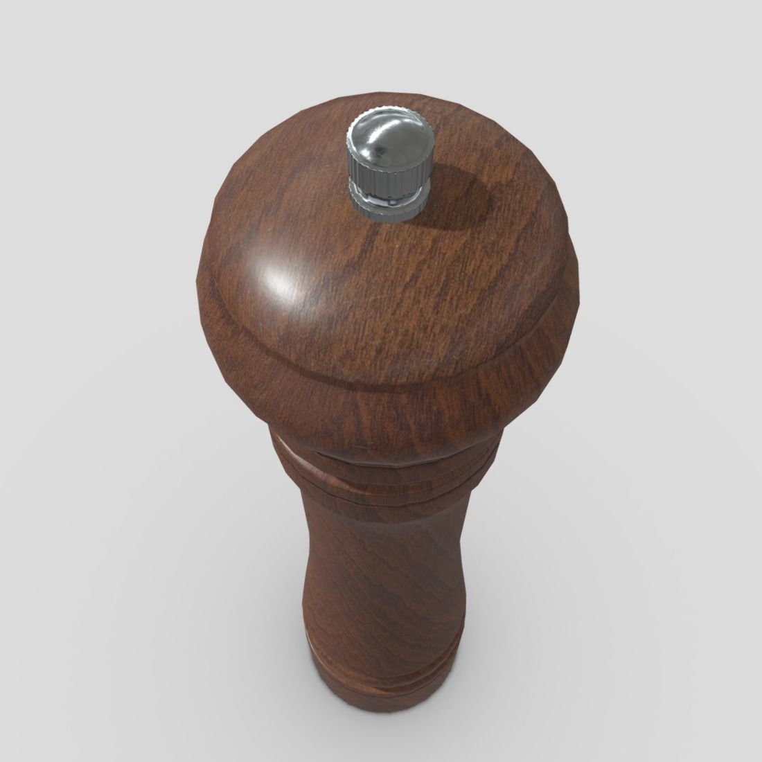 Pepper Mill  Low-poly 3D model_7