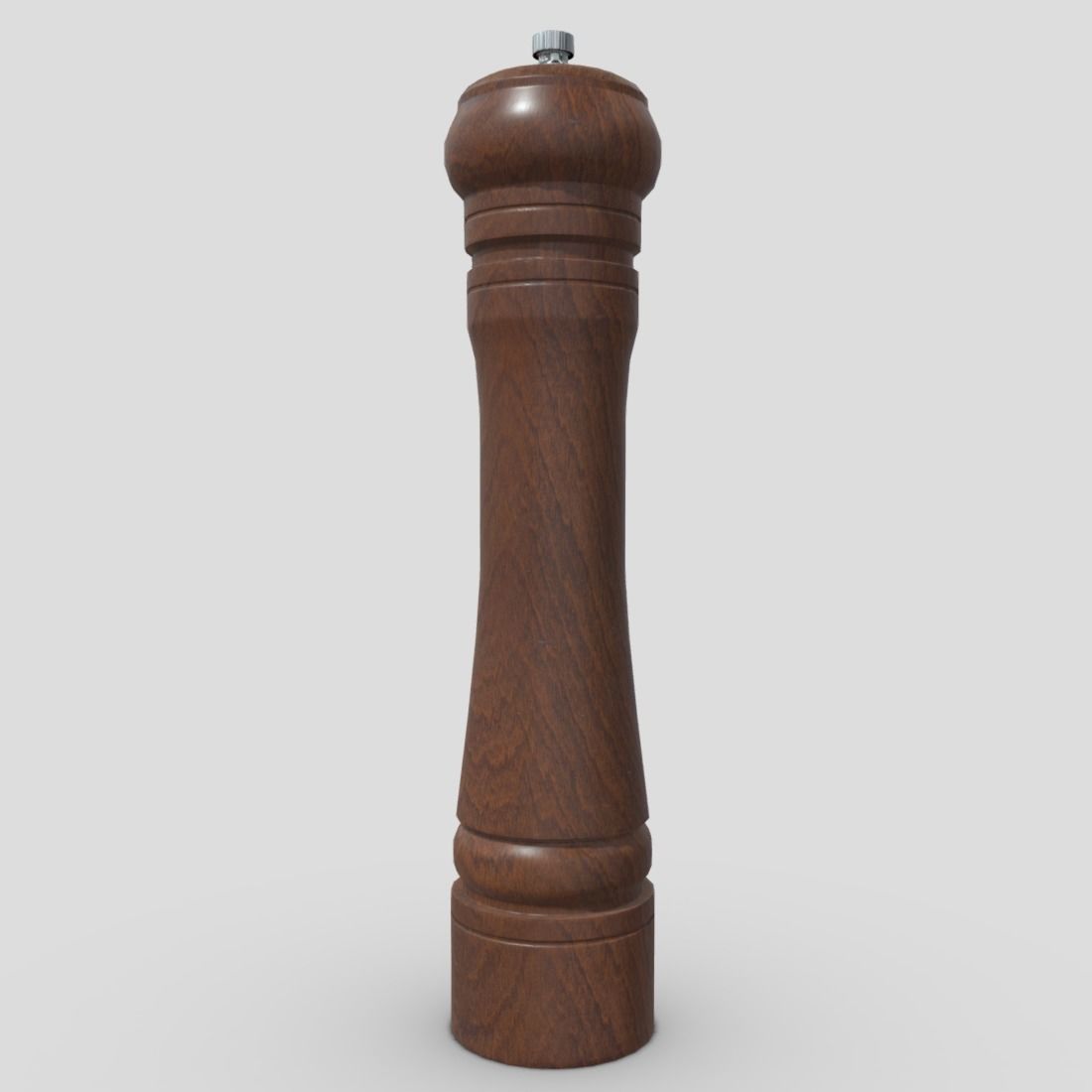 Pepper Mill  Low-poly 3D model_3