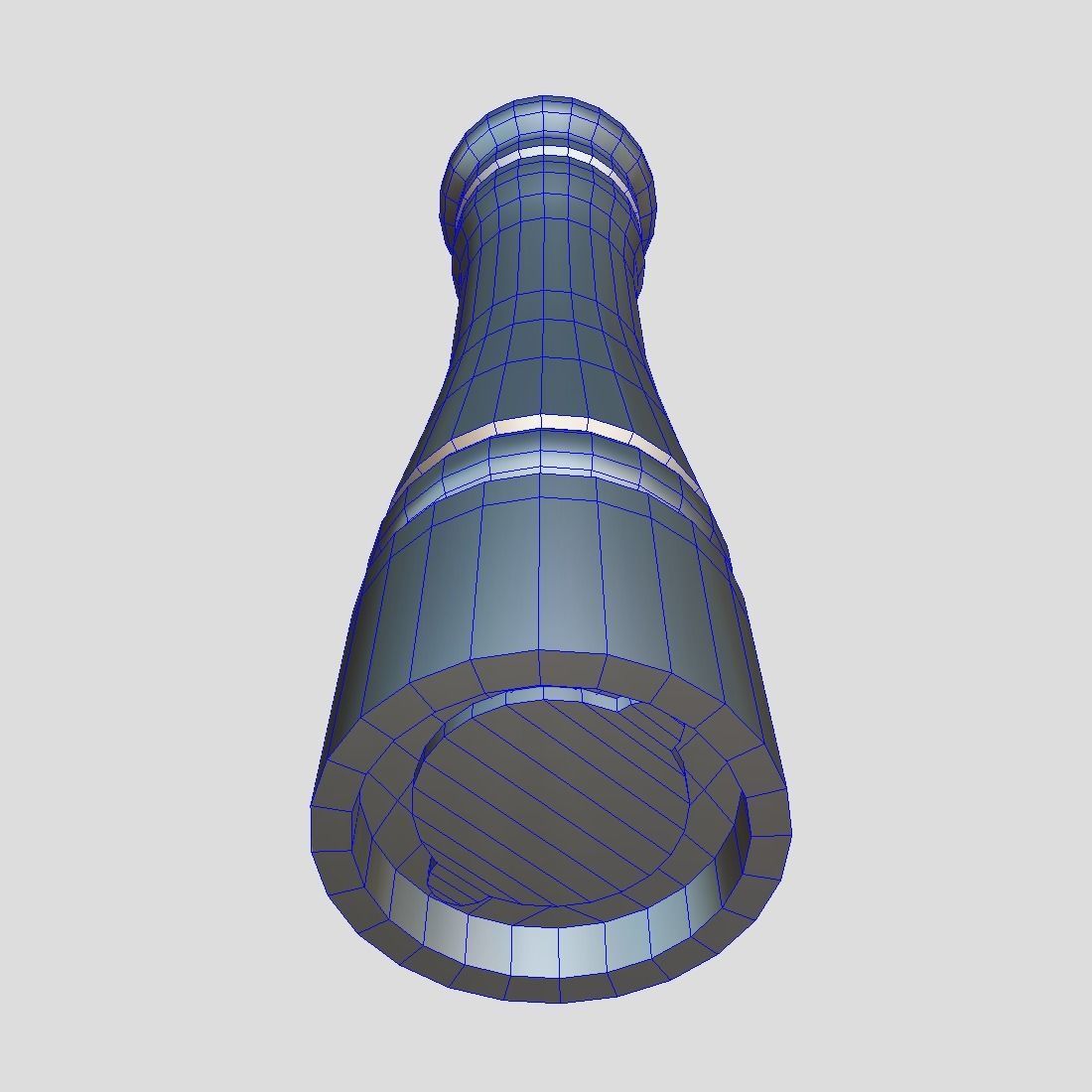 Pepper Mill  Low-poly 3D model_10