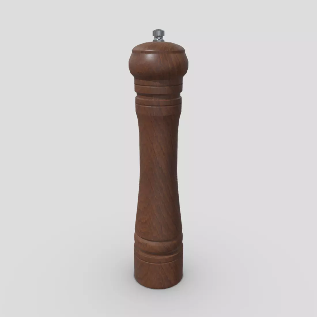 Pepper Mill  Low-poly 3D model_0