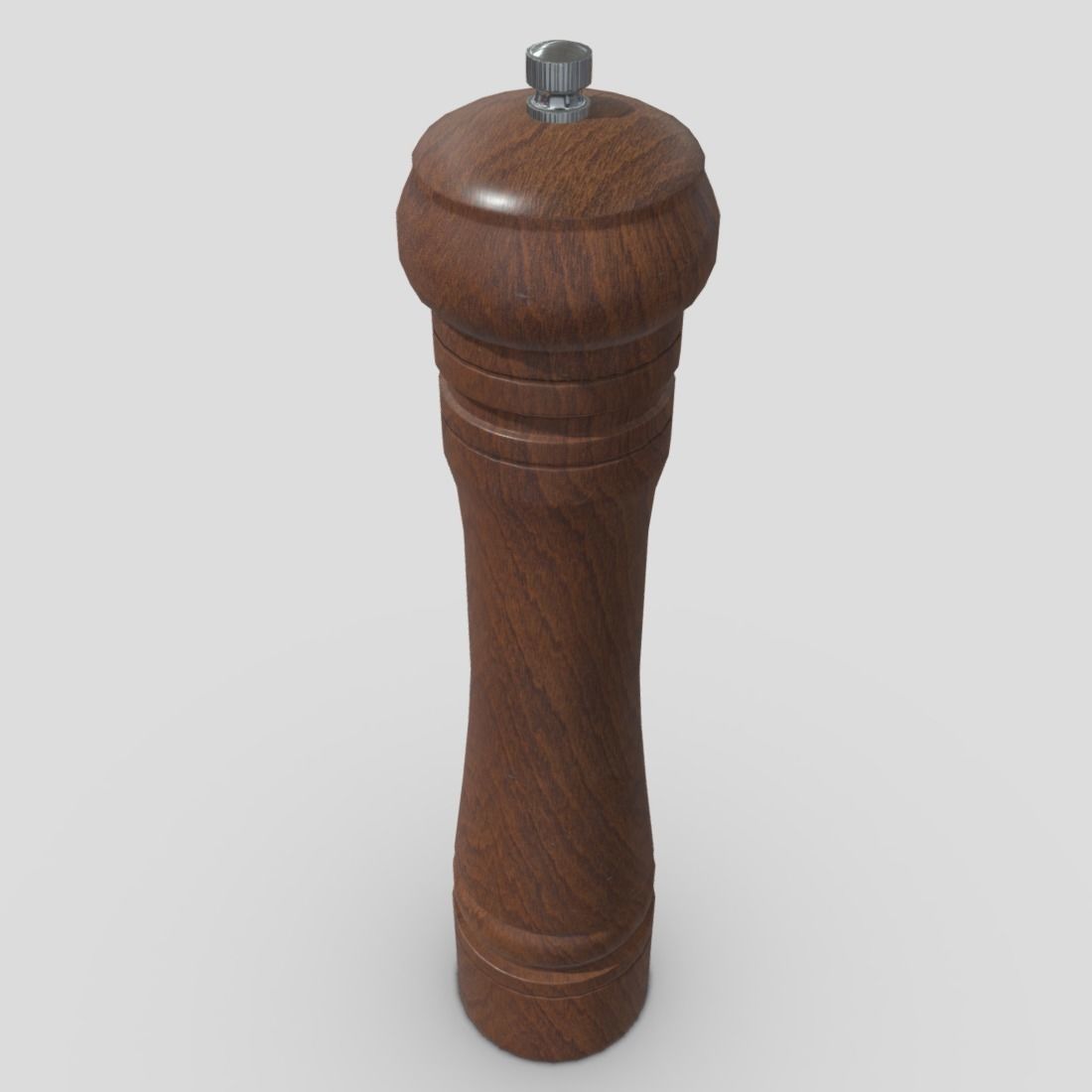 Pepper Mill  Low-poly 3D model_5
