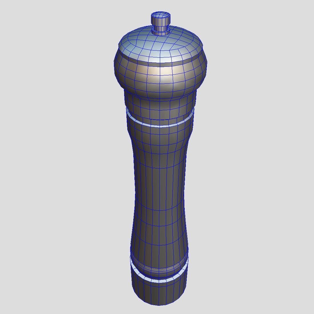 Pepper Mill  Low-poly 3D model_6