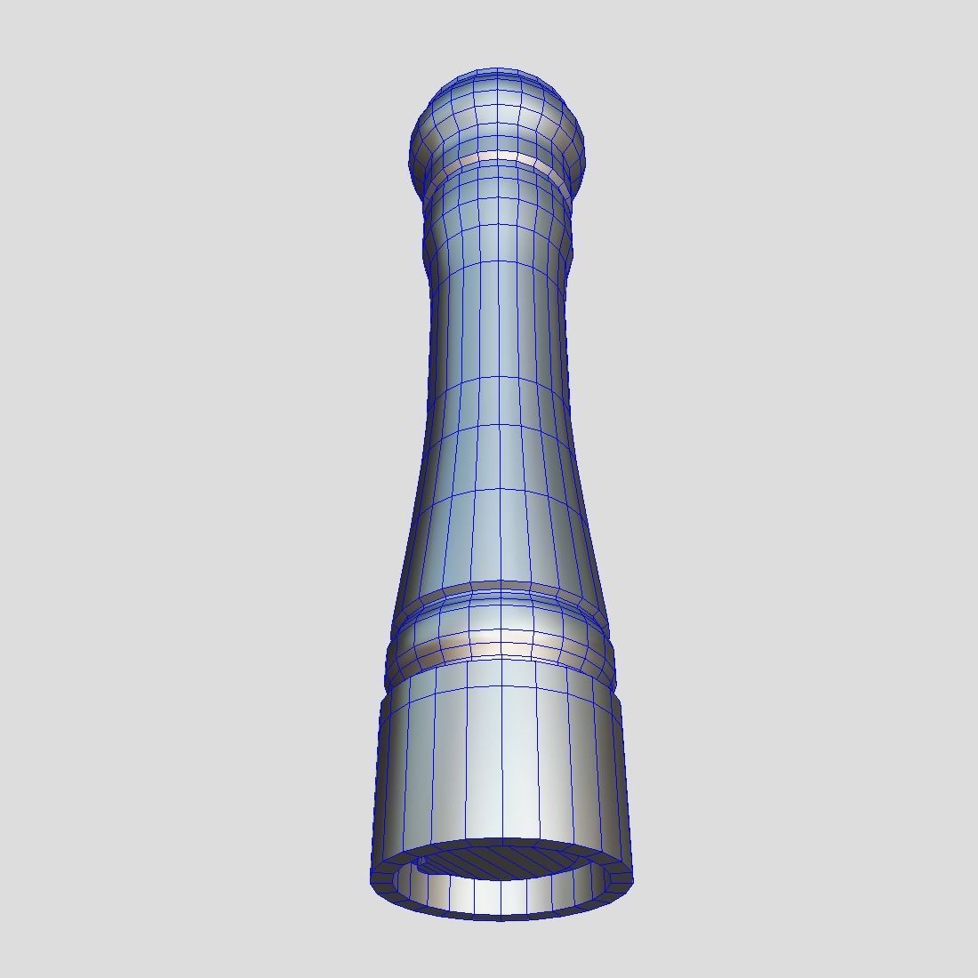 Pepper Mill  Low-poly 3D model_12