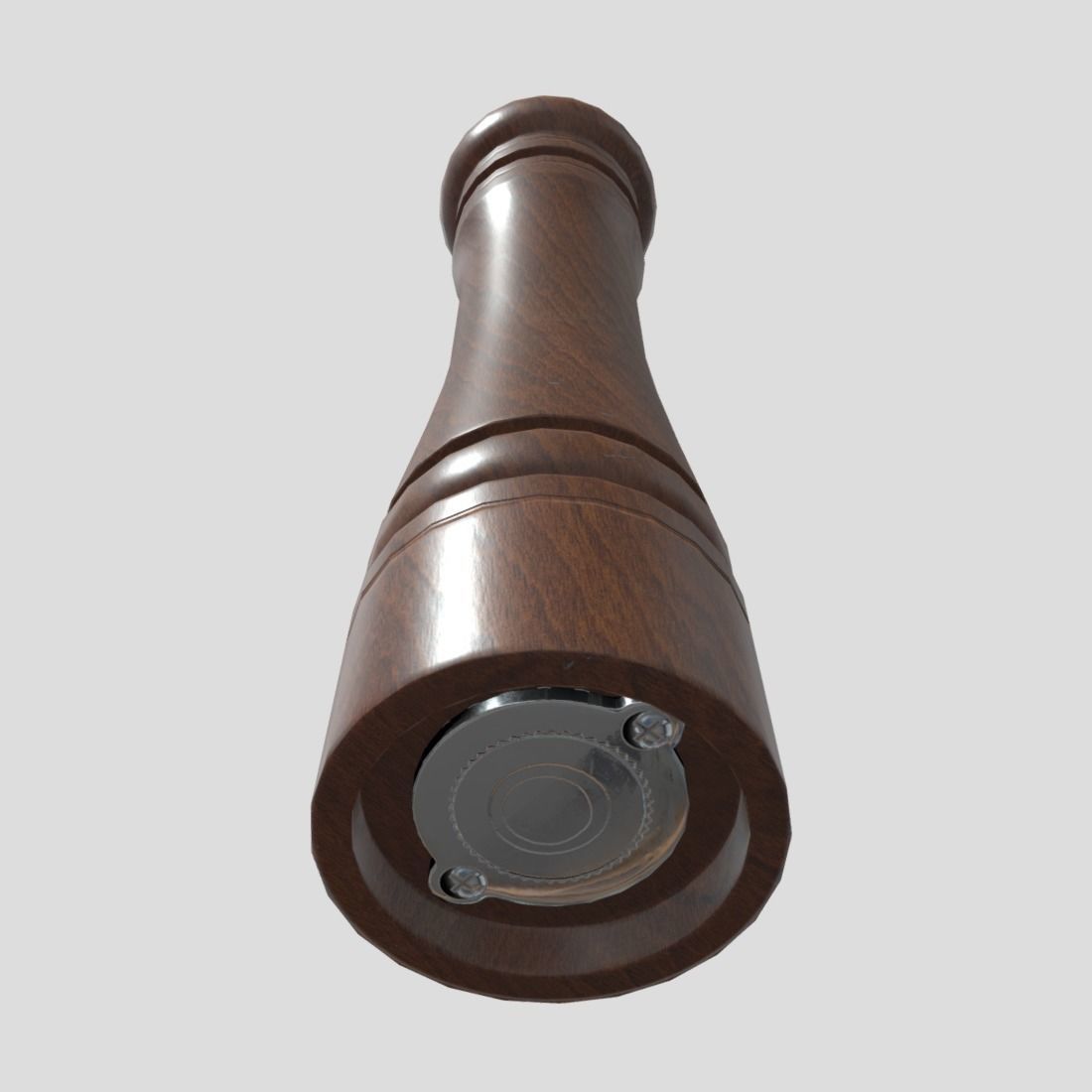 Pepper Mill  Low-poly 3D model_9