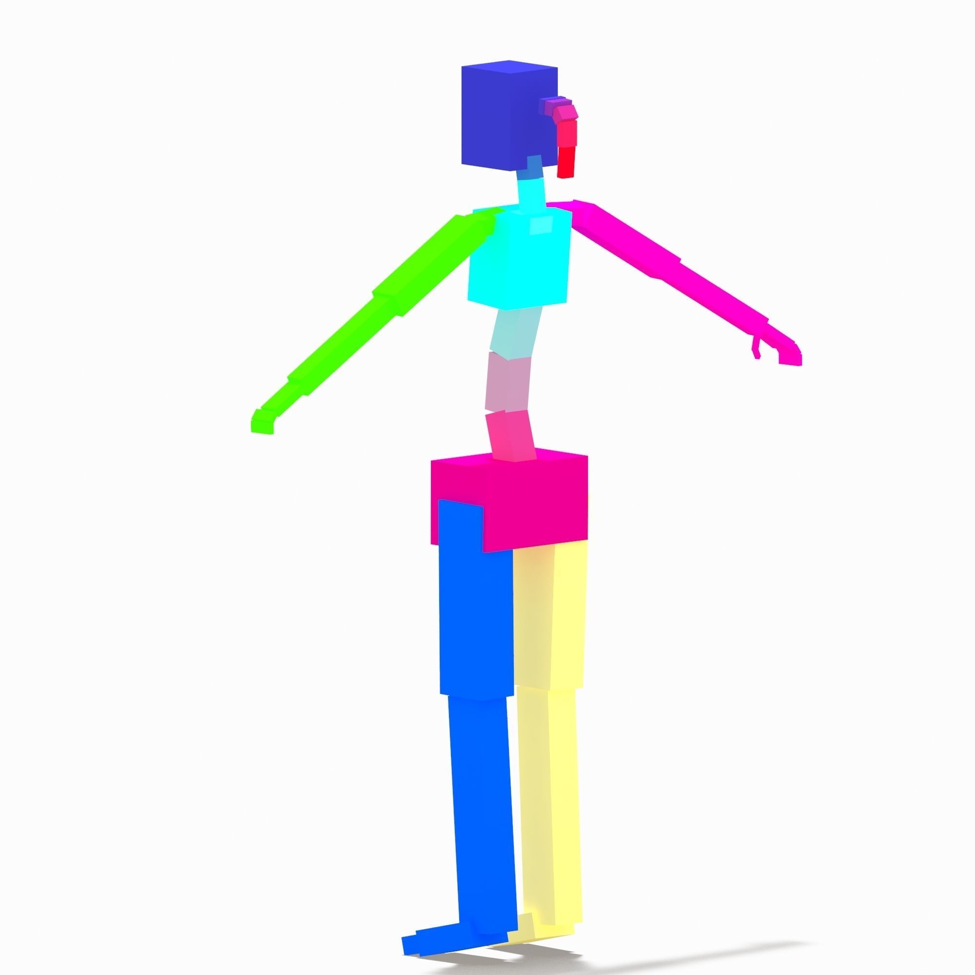 30 Woman Exercise Pack vol 2 Low-poly 3D model_35