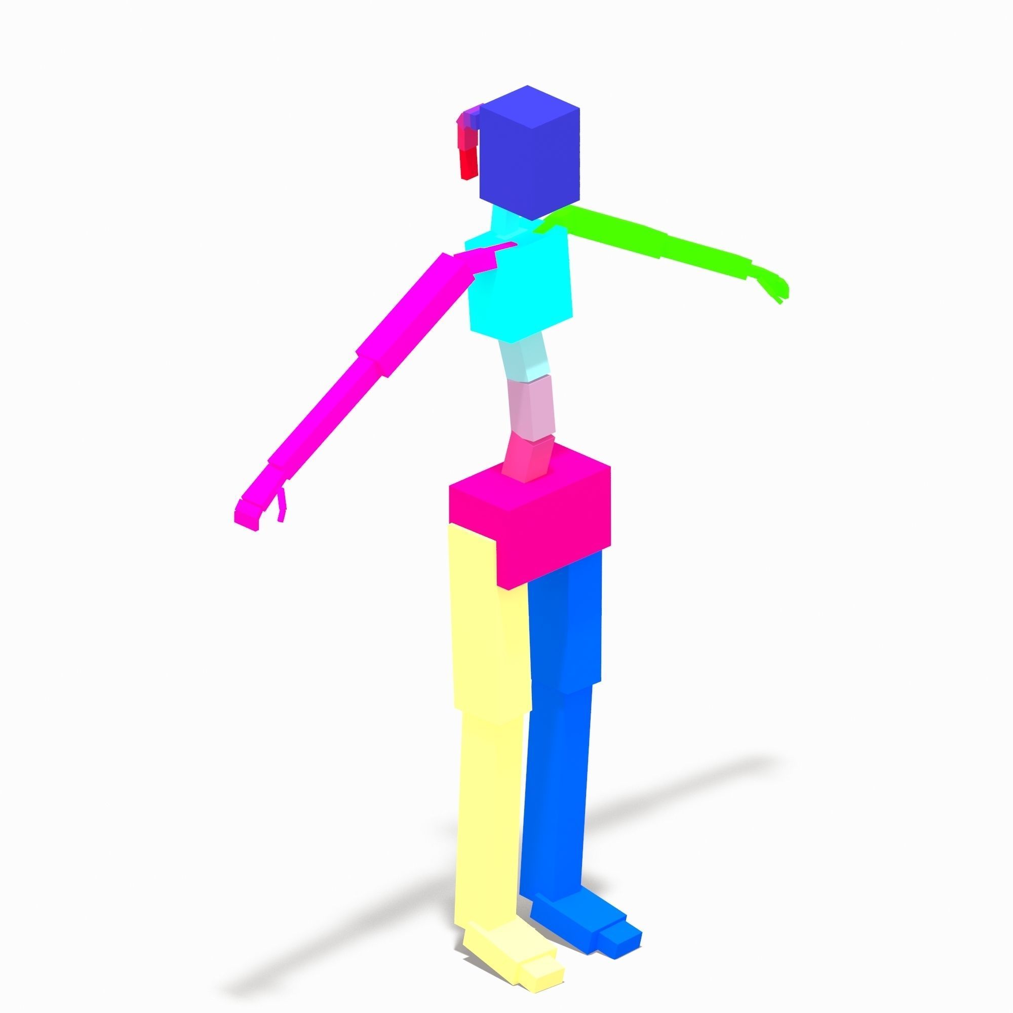 30 Woman Exercise Pack vol 2 Low-poly 3D model_36