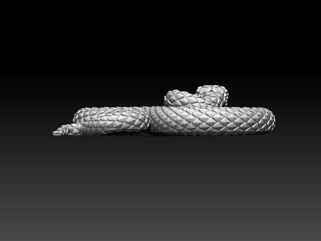 snake 3D print model_7
