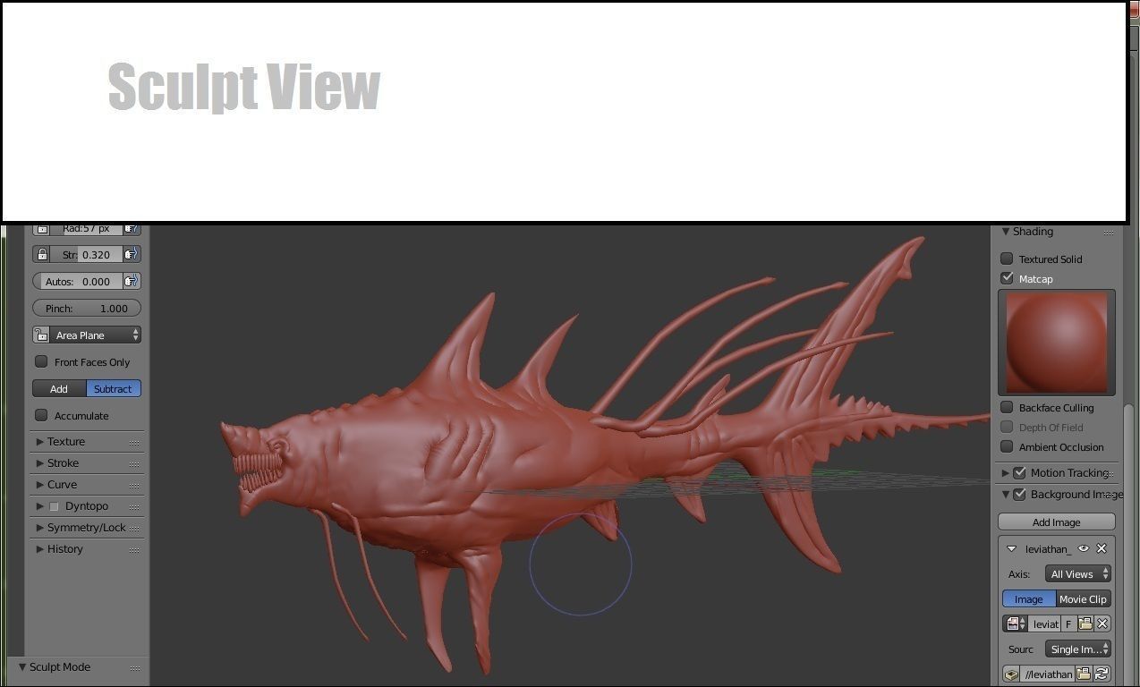 Leviathan Improved 3D Model Textured Sculpted and Rigged 3D model_3