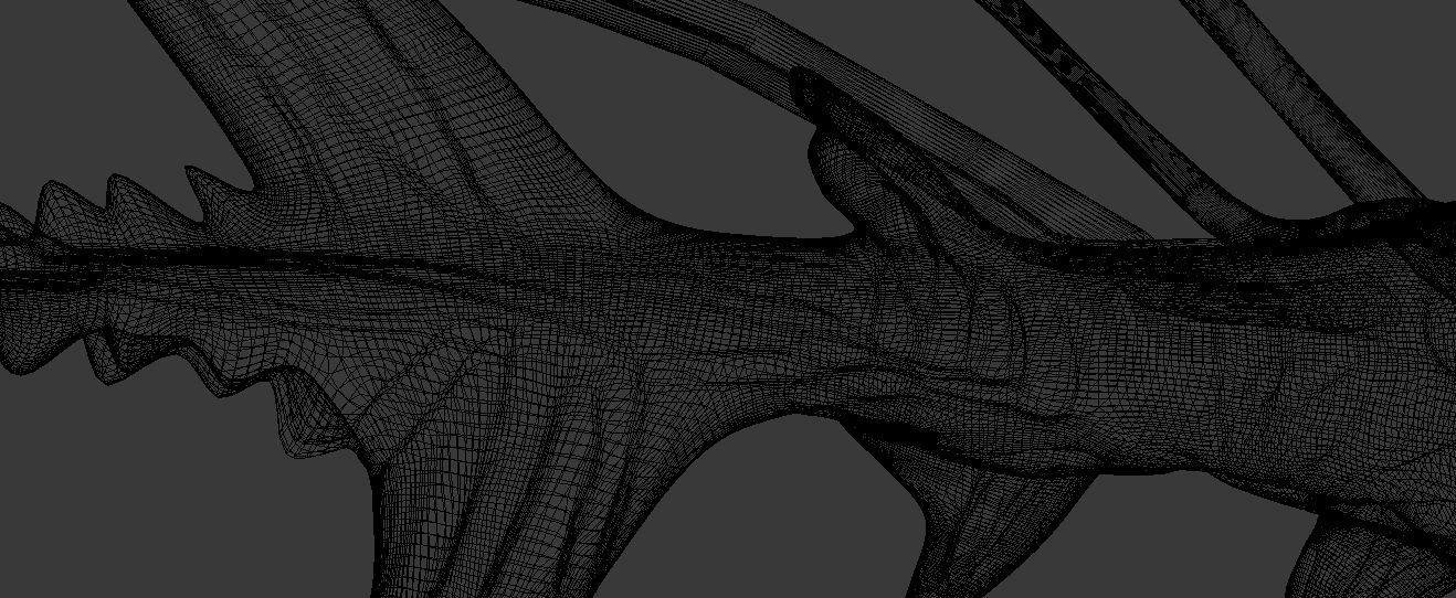 Leviathan Improved 3D Model Textured Sculpted and Rigged 3D model_7